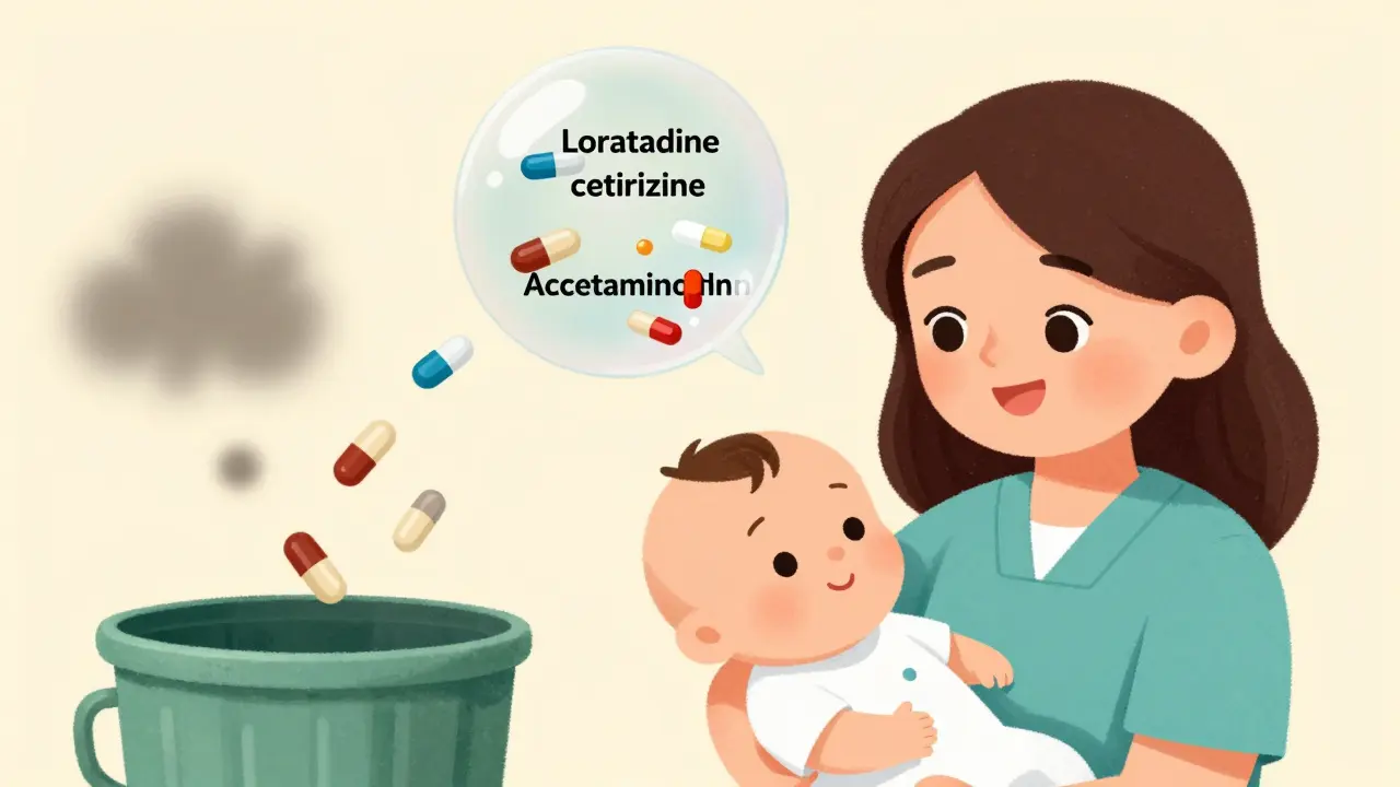 Safe Antihistamines and Pain Relievers for Nursing Mothers: What You Can Take